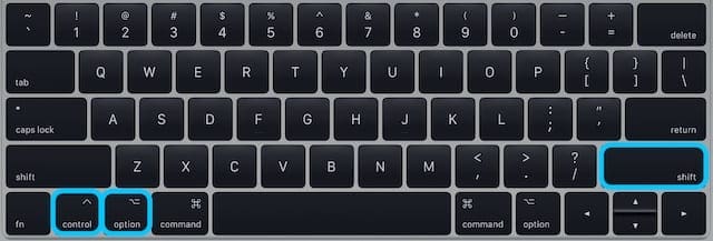 Keyboard highlighting SMC keys.