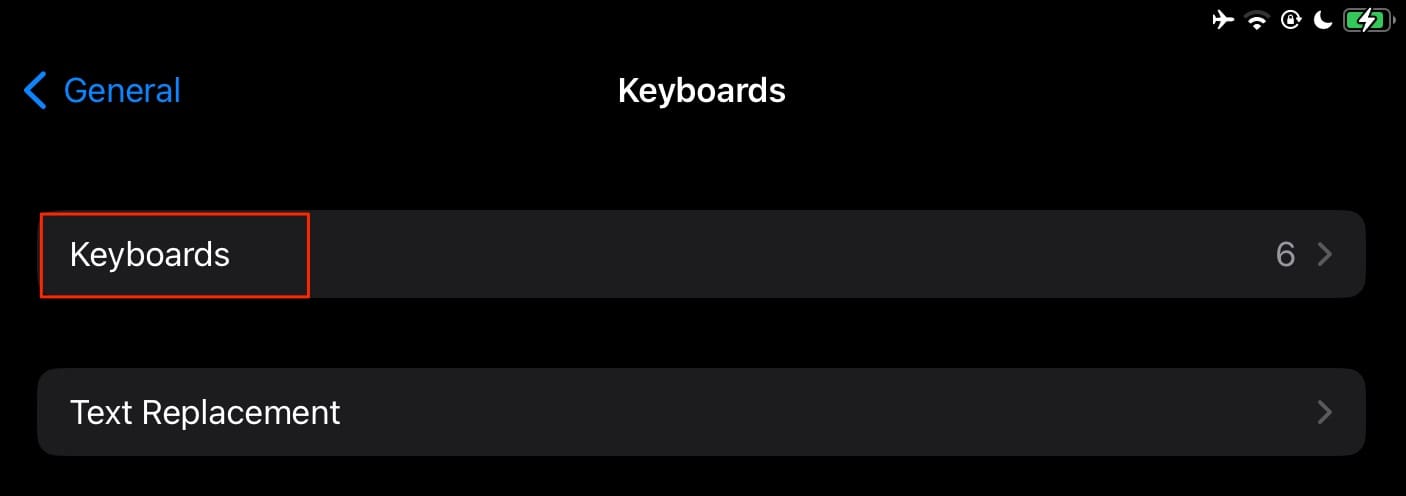Open New Keyboard iPad Screenshot