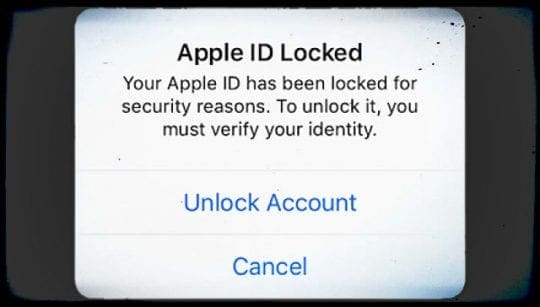 Apple ID has been locked for security reasons