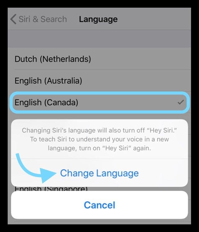 How To Change Siri's Language on iPhone or iPad