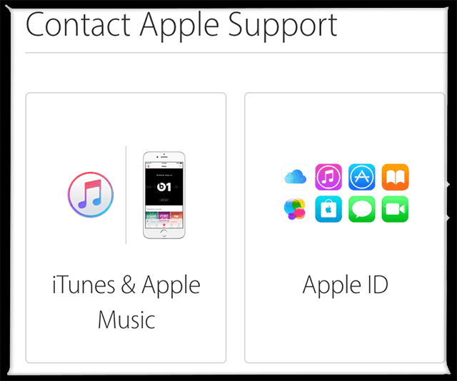 itunes support