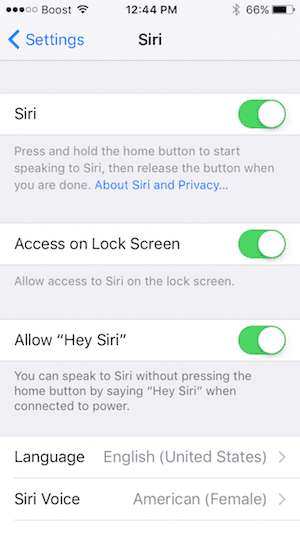 Change Siri Settings to Make it Work