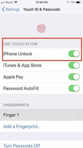 Home Button Touch-id Not Working