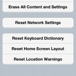 General > Reset > Erase All Content and Settings