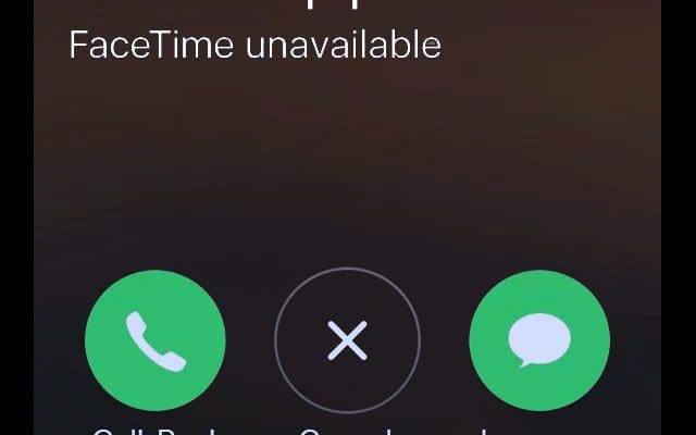 why is my facetime call not connecting