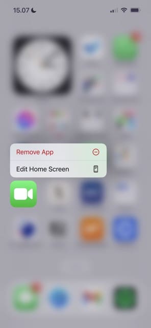 How to remove the FaceTime app from an iPhone