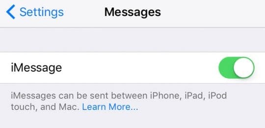 iMessage not syncing across all devices: iPhone, iPad or iPod Touch; fix