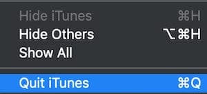 If iTunes fails to sync with your iPhone, close and open it again.