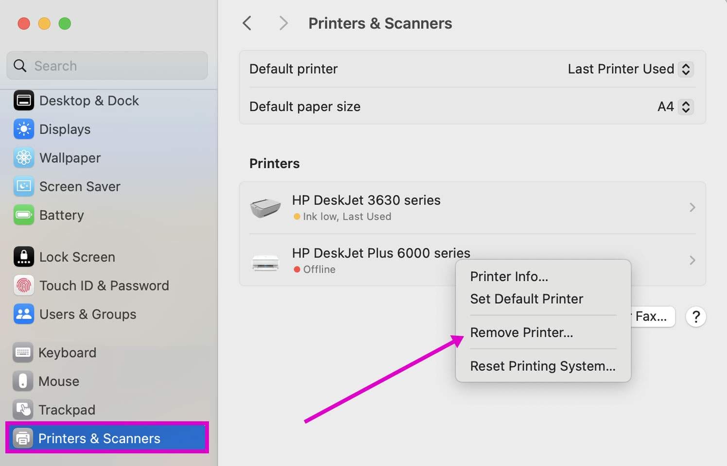 Fixes for No AirPrint Printers Found - 4