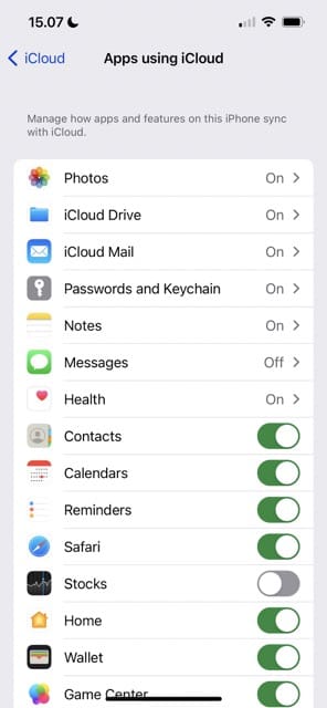 Apps Using iCloud on iOS