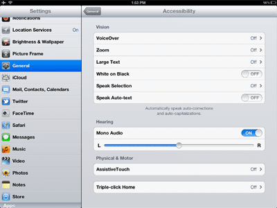 All About Accessibility Accessibility Features Of Ipad Iphone And Ipod Apple Toolbox