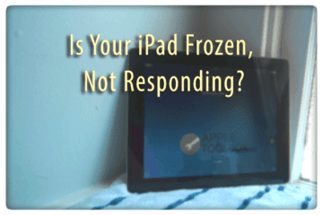 kızarmış ekmek Devastate kötümser  My iPad is Frozen or Not Responding, How do I Fix It?
