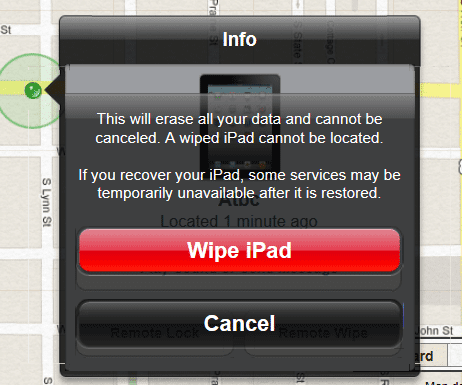 remote-wipe Remote wipe your device