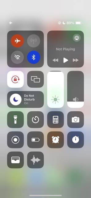 Control Center Switch On for iOS 17