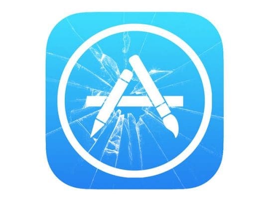 Сбой приложения App Store, исправить