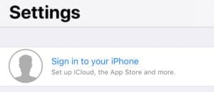 Sign in to Apple ID on your iDevice