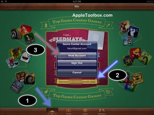 Game Center Account