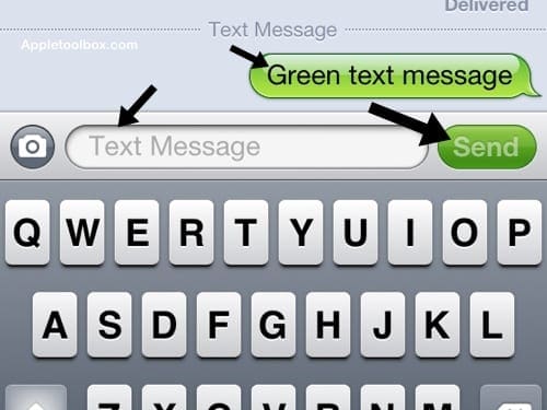 green not iMessage 