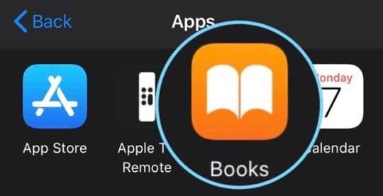 create a new shortcut for Books