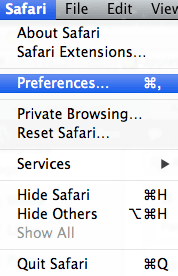 Safari Preferences