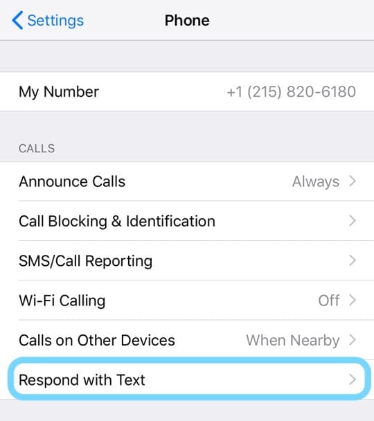 iPhone: Respond with Text and Using Reply with Message and Reminders