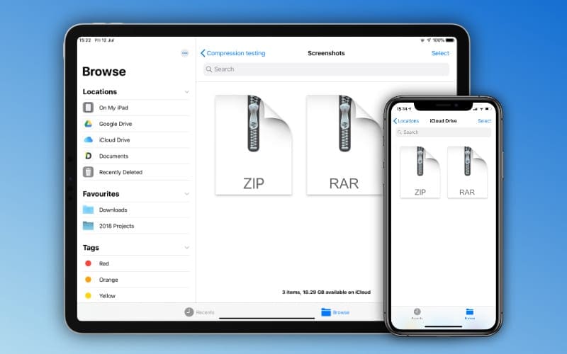 zip file extractor for ipad