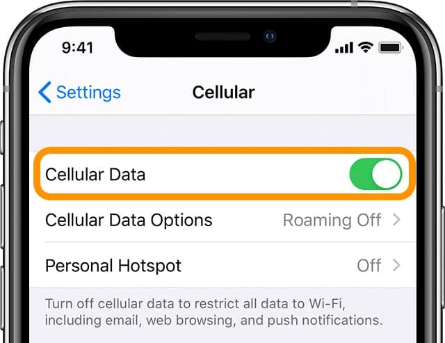 iphone 11 slow cellular data