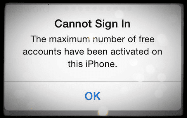 iCloud: The maximum number of free accounts have been activated (Q&A) - AppleToolBox