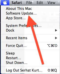 Software update Mac