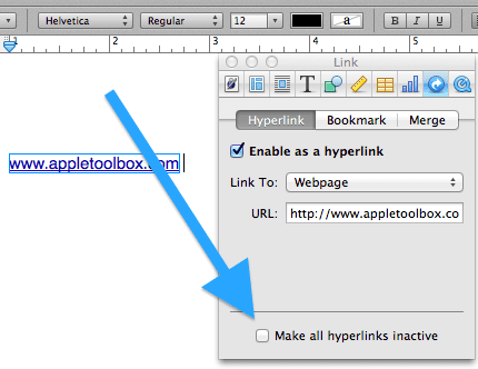 remove all links in word for mac