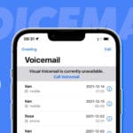 iPhone Voicemail Header