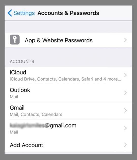 Mail accounts cannot be deleted (iOS), fix