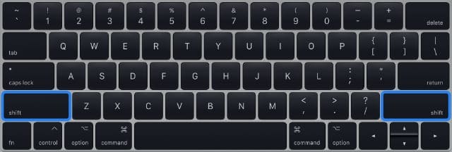 shift key login