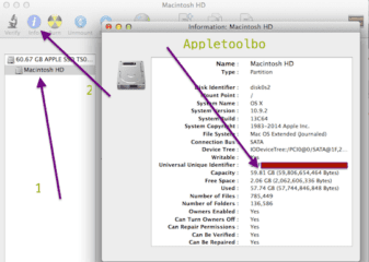 external hd for mac startup diskspace