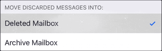 iOS: Unable to Move Message; fix