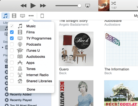 iTunes 12 Icons
