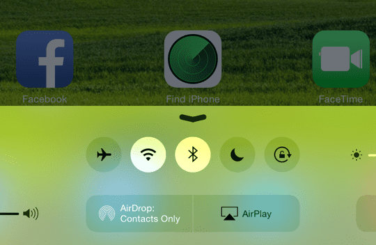 AirDrop - Enabled on iOS