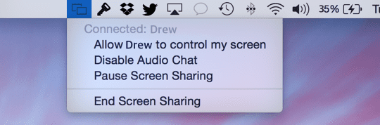 Screen Share - Connected