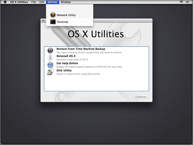 Fix Mac OS X El Capitan will not start up after update