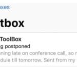 inbox app shows unread messages windows 10