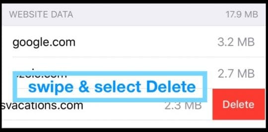 لا يمكن حذف محفوظات Safari على iPhone ، Fix