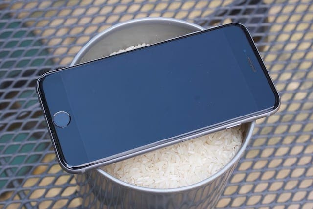 Water damaged iPhone 6S over rice