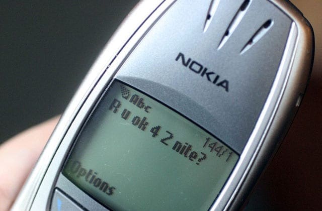 Nokia text speak message