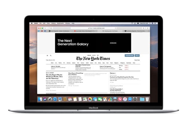 safari tabs not showing on mac