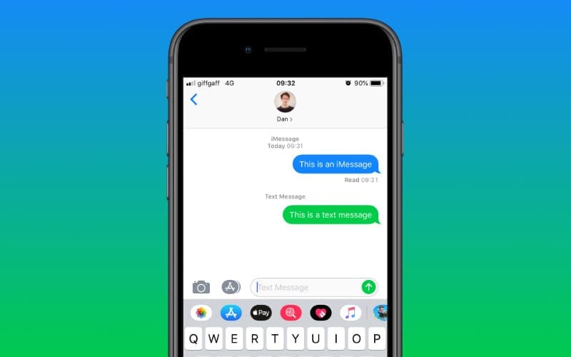 What is iMessage and how is it different to normal text messages?