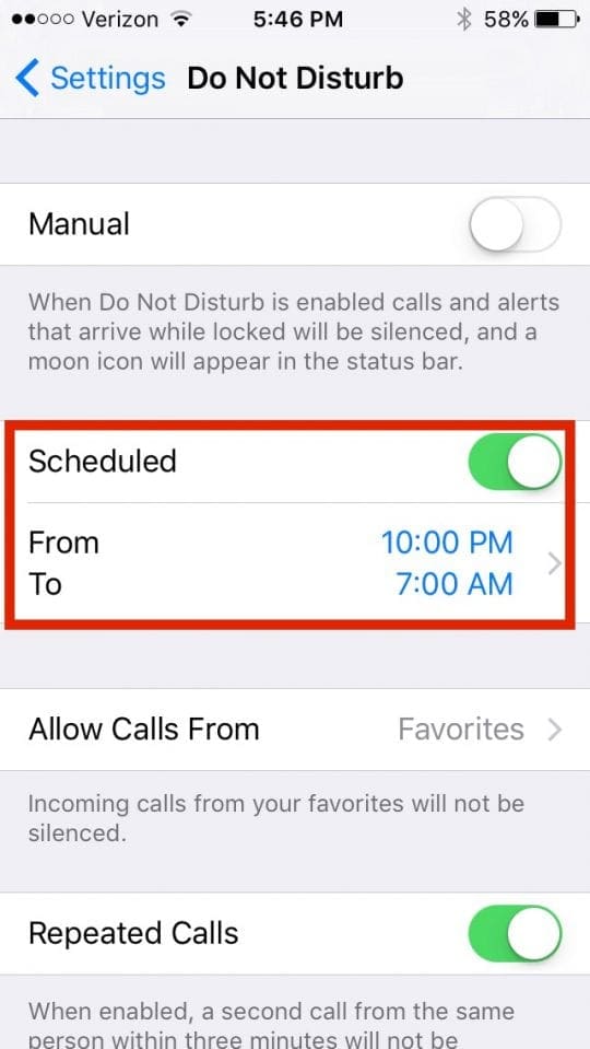 How To Use Do Not Disturb on iPhone