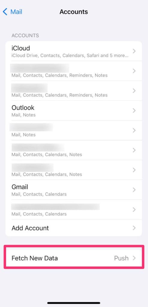 Mail Not Opening on iPhone or iPad - 3