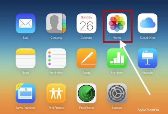 how to get pictures from icloud and put on a zip download