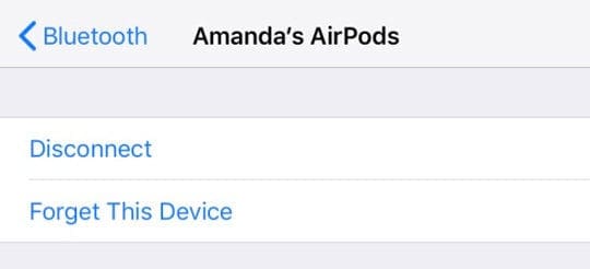 iOS 12 déconnecte le périphérique Bluetooth