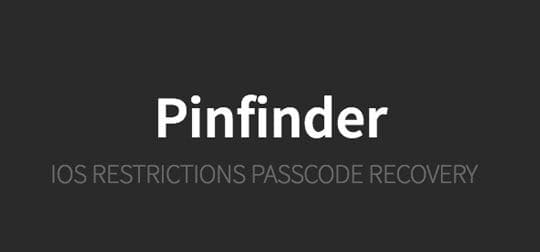 Gareth watts pin finder for iOS restrictions passcode